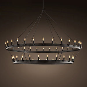Candle Chandelier: Illuminating Elegance and Charm-Ceiling Chandelier