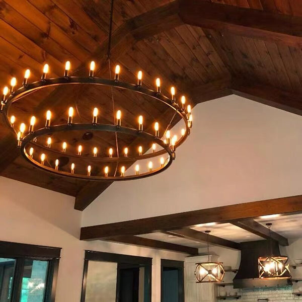 Candle Chandelier: Illuminating Elegance and Charm-Ceiling Chandelier