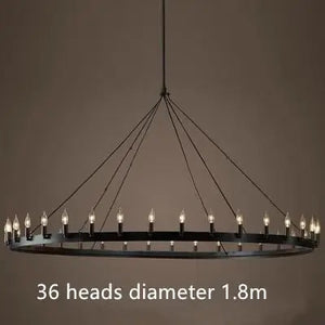 Candle Chandelier: Illuminating Elegance and Charm-Ceiling Chandelier