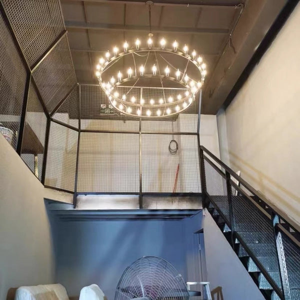 Candle Chandelier: Illuminating Elegance and Charm-Ceiling Chandelier