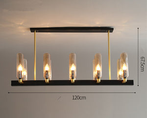 Candles Chandelier - Illuminate Your Space with Elegance-Kitchen Island