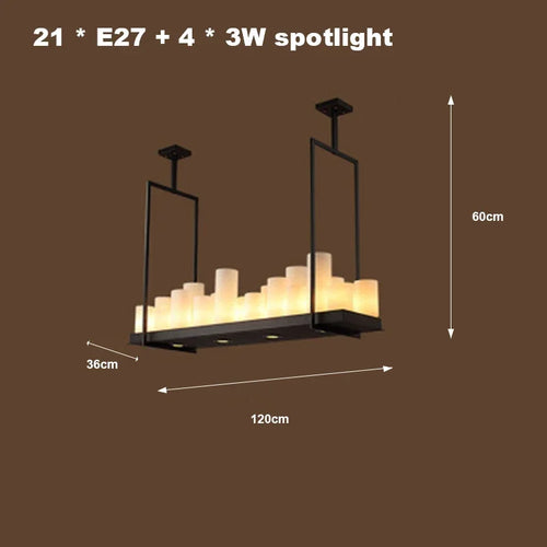 Candles Chandelier: Illuminate Your Space with Elegance-Kitchen Island