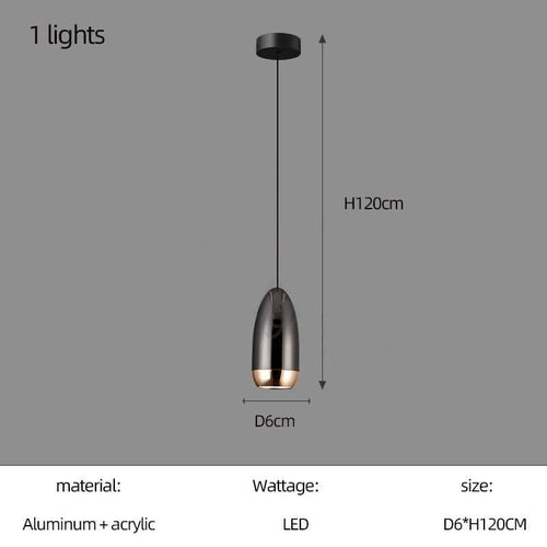 Capsule Design Chandelier: Sleek and Stylish Lighting-Staircase Chandelier