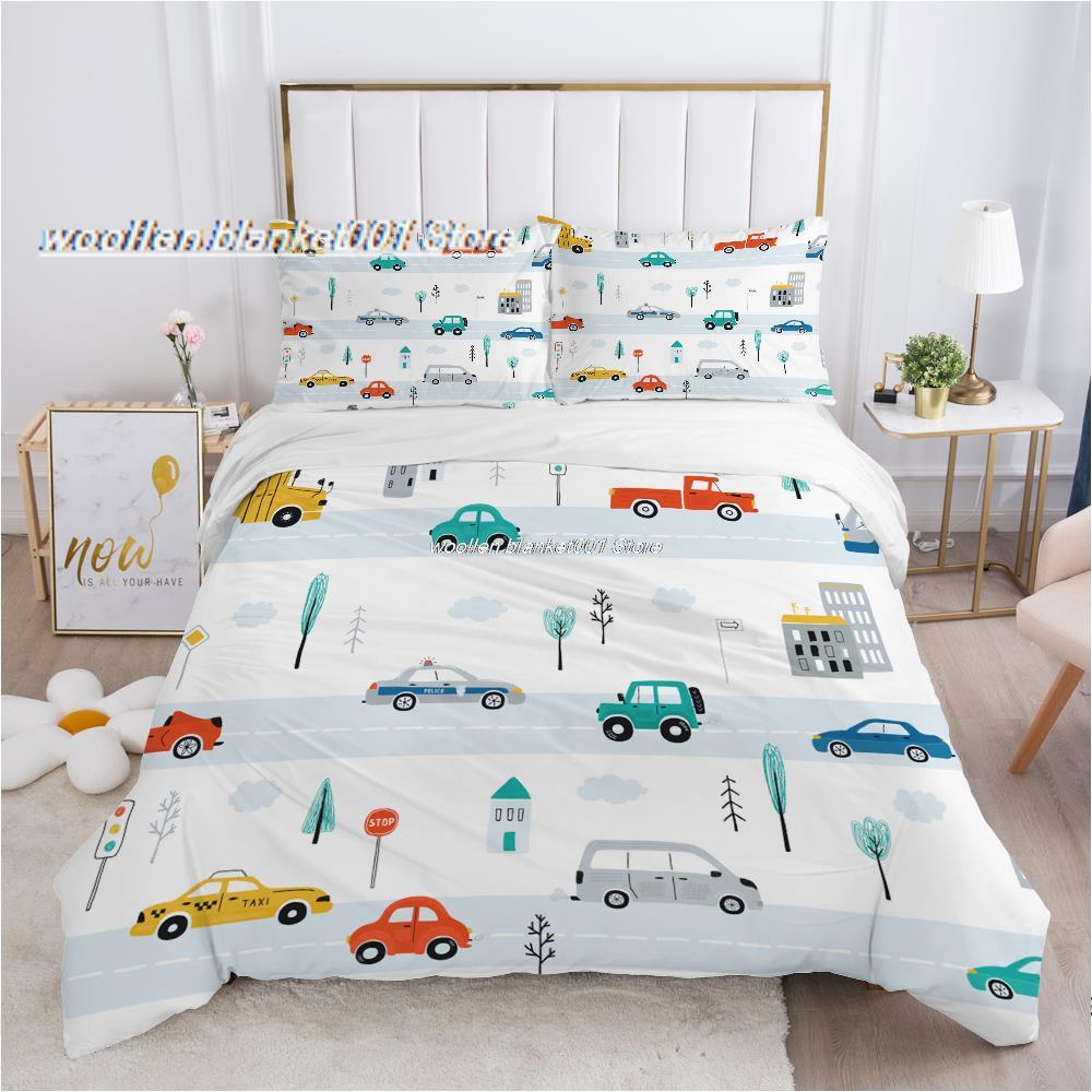 Cars Bedding Set for Kids Room - Stylish and Comfortable-Bedding Set Kids
