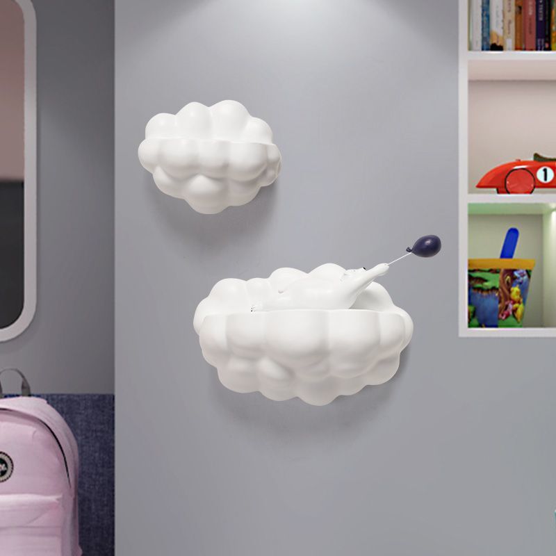 Cartoon Cloud Shape Wall Shelf-Kids Room Nursery Wall Hanging
