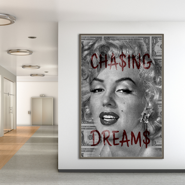 Chasing Dreams: Marilyn Poster - Uncover Iconic Beauty-Wall Posters