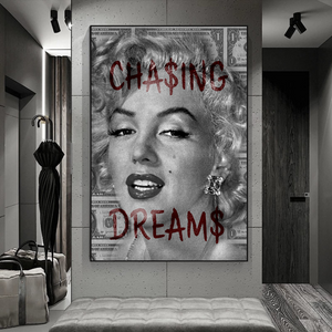 Chasing Dreams: Marilyn Poster - Uncover Iconic Beauty-Wall Posters