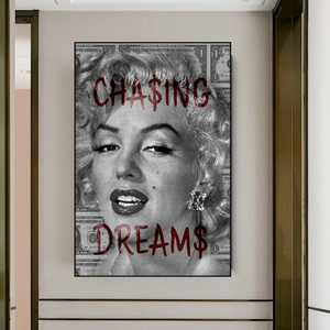 Chasing Dreams: Marilyn Poster - Uncover Iconic Beauty-Wall Posters