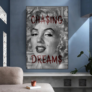 Chasing Dreams: Marilyn Poster - Uncover Iconic Beauty-Wall Posters