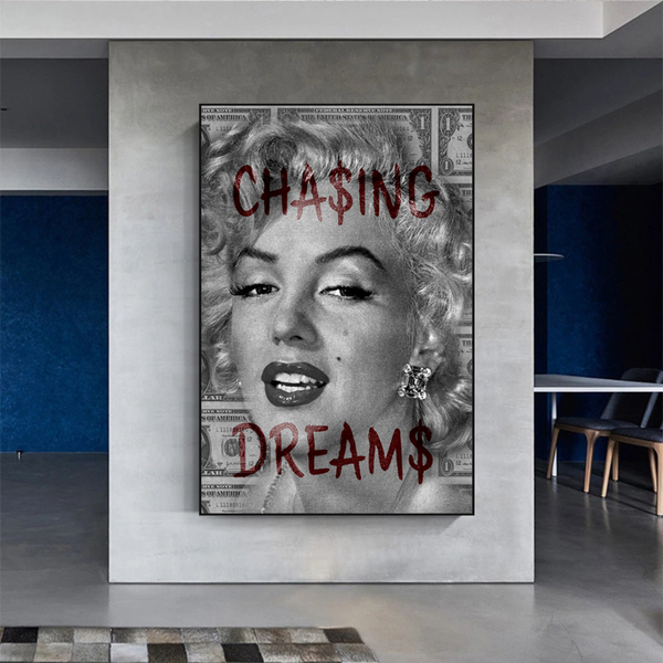 Chasing Dreams: Marilyn Poster - Uncover Iconic Beauty-Wall Posters