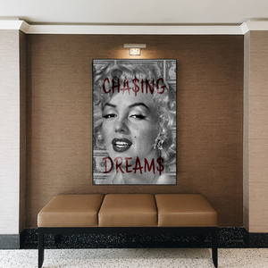 Chasing Dreams: Marilyn Poster - Uncover Iconic Beauty-Wall Posters