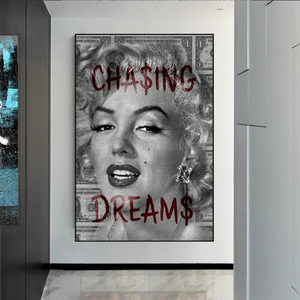 Chasing Dreams: Marilyn Poster - Uncover Iconic Beauty-Wall Posters