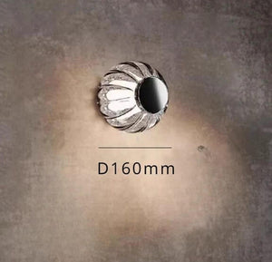 Circular Ring Chrome LED Pearl Chandelier-Ceiling Chandelier