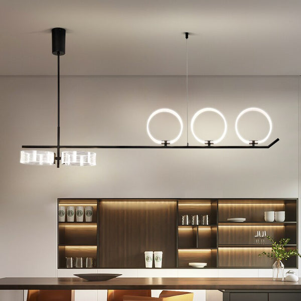 Circular Rings Kitchen Lightings: Stylish Fixtures-Kitchen Island