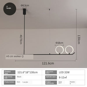Circular Rings Kitchen Lightings: Stylish Fixtures-Kitchen Island