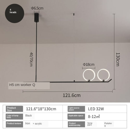 Circular Rings Kitchen Lightings: Stylish Fixtures-Kitchen Island