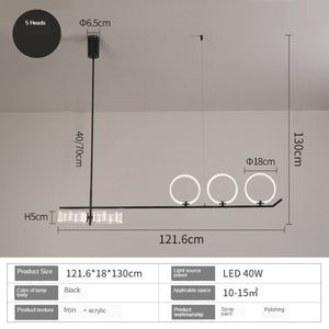 Circular Rings Kitchen Lightings: Stylish Fixtures-Kitchen Island