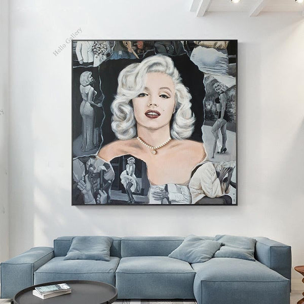 Classic Black and White Marilyn Poster - Limited Edition-Wall Posters