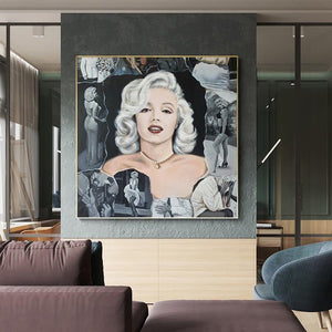 Classic Black and White Marilyn Poster - Limited Edition-Wall Posters