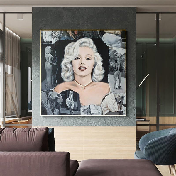 Classic Black and White Marilyn Poster - Limited Edition-Wall Posters