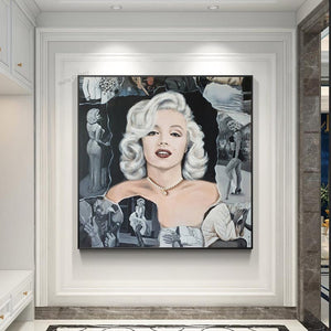 Classic Black and White Marilyn Poster - Limited Edition-Wall Posters