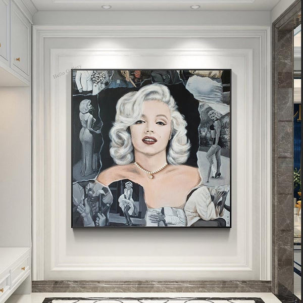 Classic Black and White Marilyn Poster - Limited Edition-Wall Posters
