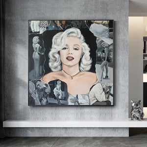 Classic Black and White Marilyn Poster - Limited Edition-Wall Posters