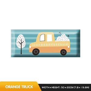 Classic Car Race Kids Wall Padded Safety Cushions-Anti Collision Padded Wall Stickers