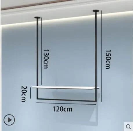 Clothing Display Rack Wall Suspender-Drying Racks & Hangers