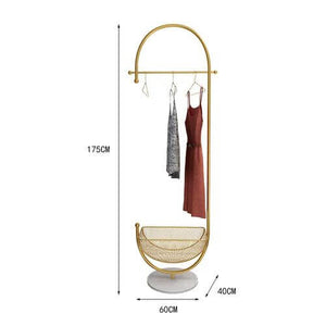 Clothing Rack Floor Standing Valet Corner-Drying Racks & Hangers