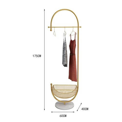 Clothing Rack Floor Standing Valet Corner-Drying Racks & Hangers