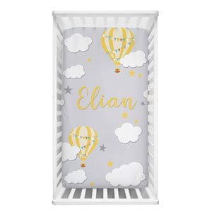 Cloud Hot Air Balloon Baby Bedding Set - Baby Shower Gift-Crib Bedding