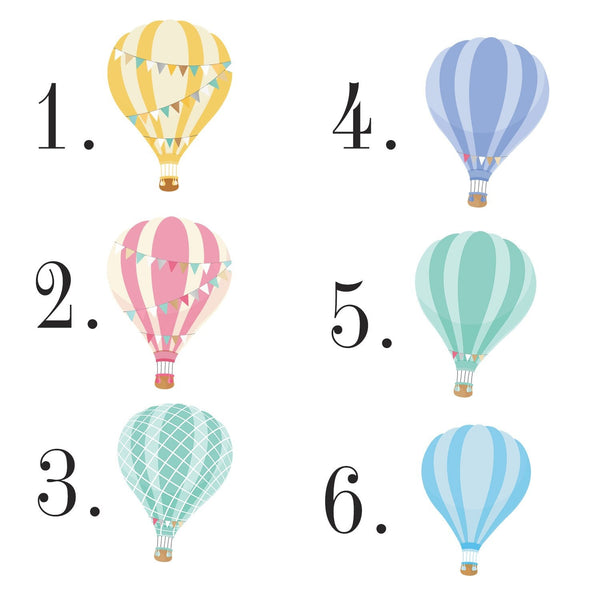 Cloud Hot Air Balloon Baby Bedding Set - Baby Shower Gift-Crib Bedding
