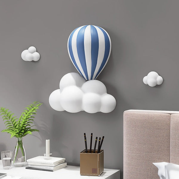 Cloud Wall Hanging Resin 3D Wall Decor-Kids Room Nursery Wall Hanging