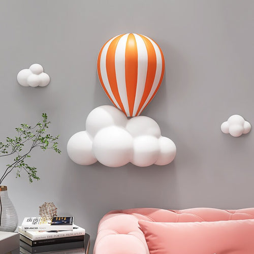 Cloud Wall Hanging Resin 3D Wall Decor-Kids Room Nursery Wall Hanging