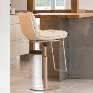 Cocina Kitchen Island Counter Leather Bar Chair-Bar Stools