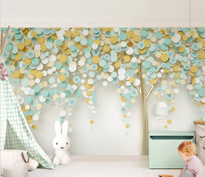 Colourful 3D Tree Wallpaper Murals - Transform Your Space-Trees Wallpaper
