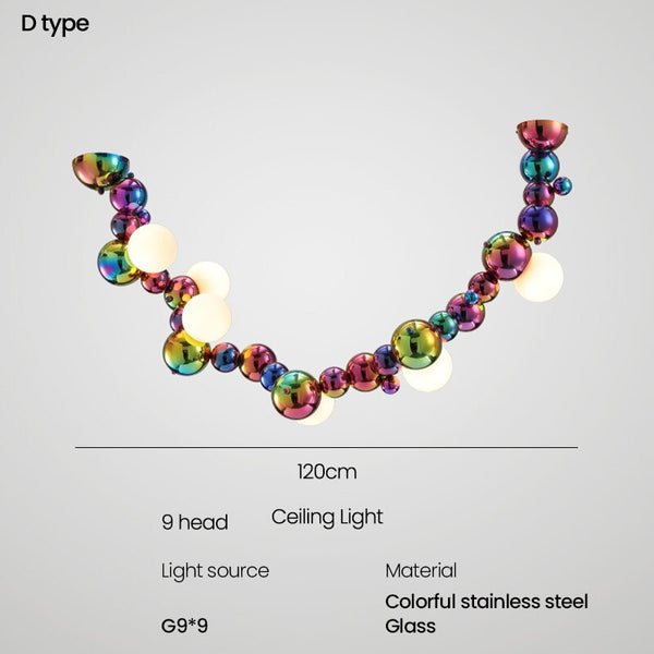 Colourful Chandelier Indoor Decor Hanging Lights-Kitchen Island