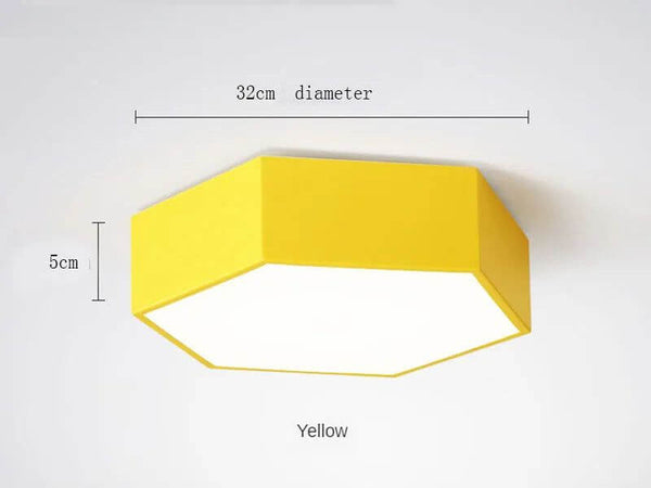 Colourful Honeycomb Ceiling Light-Ceiling Chandelier