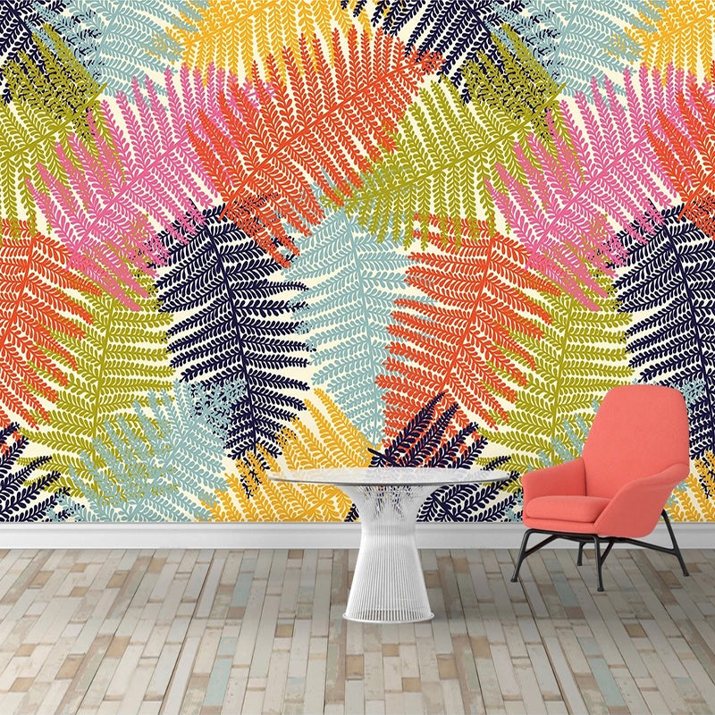 Colourful Leaves Wallpaper: Get Vibrant & Striking Designs-Flower & Leaf Wallpaper