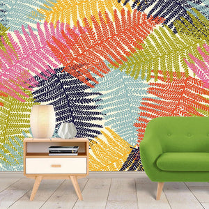 Colourful Leaves Wallpaper: Get Vibrant & Striking Designs-Flower & Leaf Wallpaper