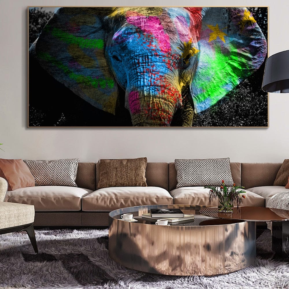 Colours: Elephant Poster - Enhance Your Décor-0
