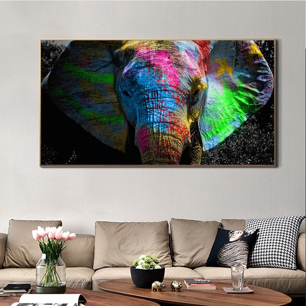Colours: Elephant Poster - Enhance Your Décor-0
