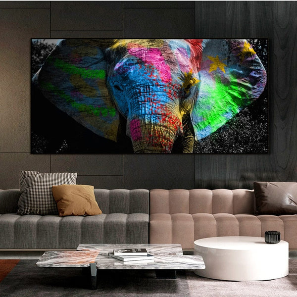 Colours: Elephant Poster - Enhance Your Décor-0