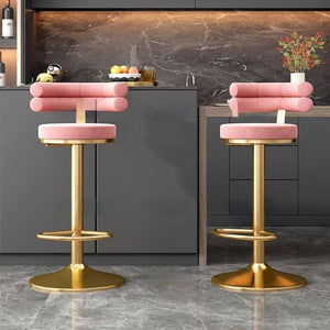 Comedor Bar Chair Stool Height Swivel-Bar Stools