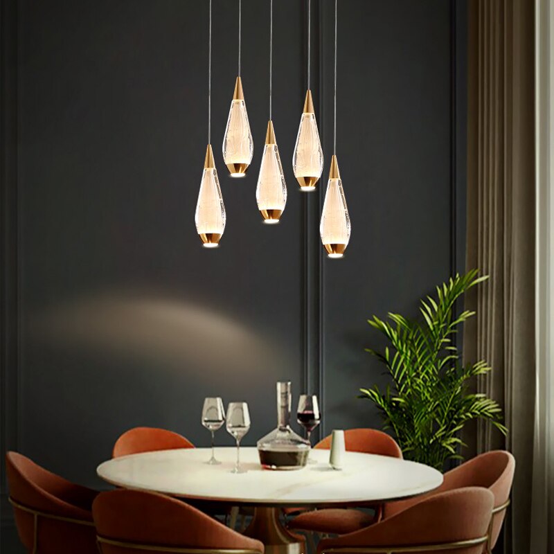 Cones Staircase Chandelier: Exquisite Lighting Solution-Chandeliers