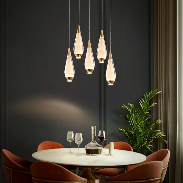 Cones Staircase Chandelier: Exquisite Lighting Solution-Chandeliers
