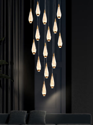 Cones Staircase Chandelier: Exquisite Lighting Solution-Chandeliers