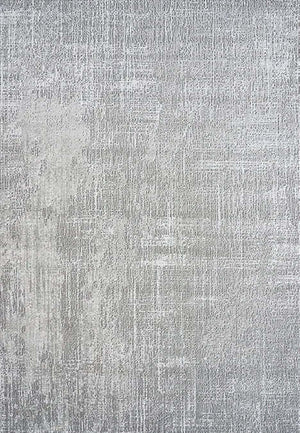 Contemporary Gray Tufted High Pile Rug with 3D Geometric Design-Rugs & Carpets