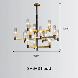 Copper Branch Luster Chandelier-Ceiling Chandelier